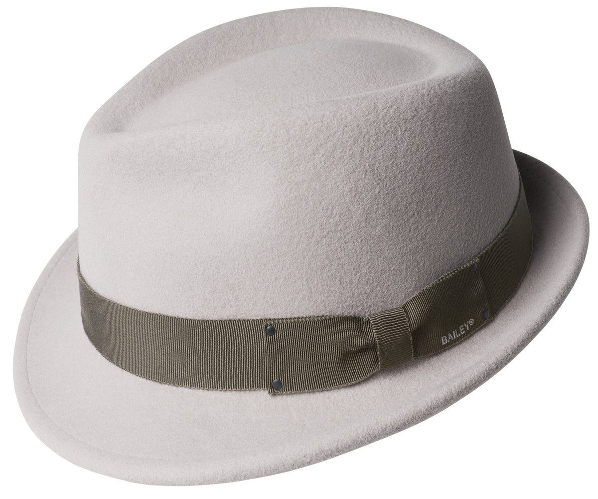 Bailey Wynn Fedora Hat – Black 100% Wool LiteFelt With Teardrop Crown - View #3