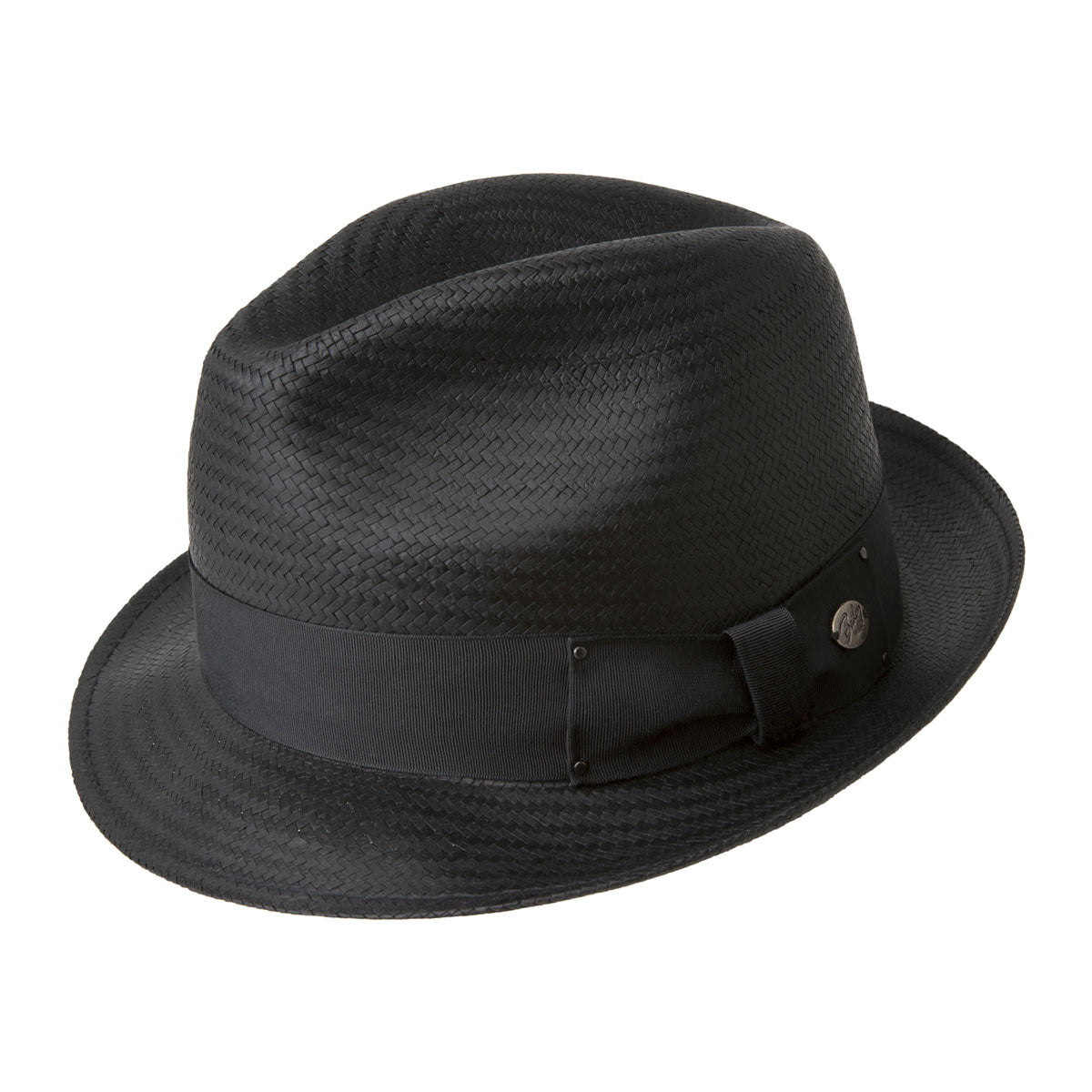 Bailey Tate Braided Fedora in Black - L