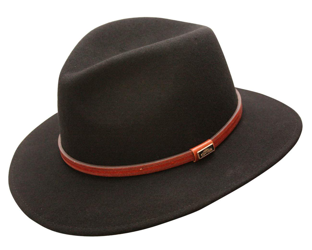 Conner Wool Felt Waterproof Outback Hat