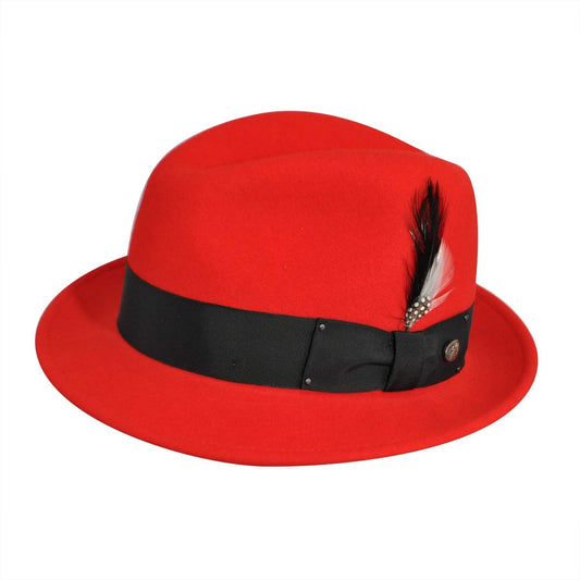 Bailey of Hollywood Tino Fedora Red