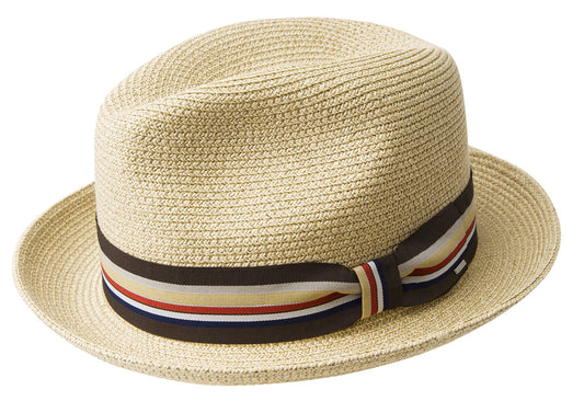 A natural straw fedora from Fedoras.com