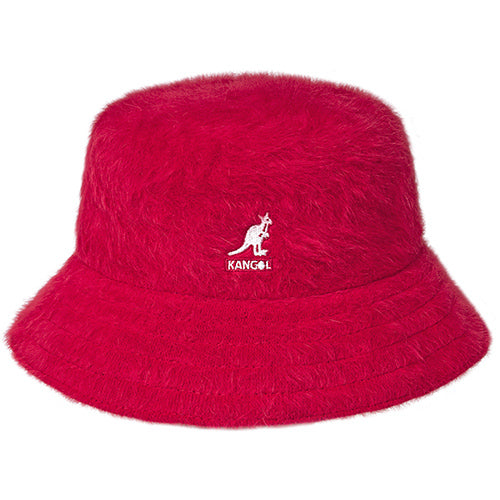 Scarlet Kangol Furgora bucket hat — a pop-culture icon