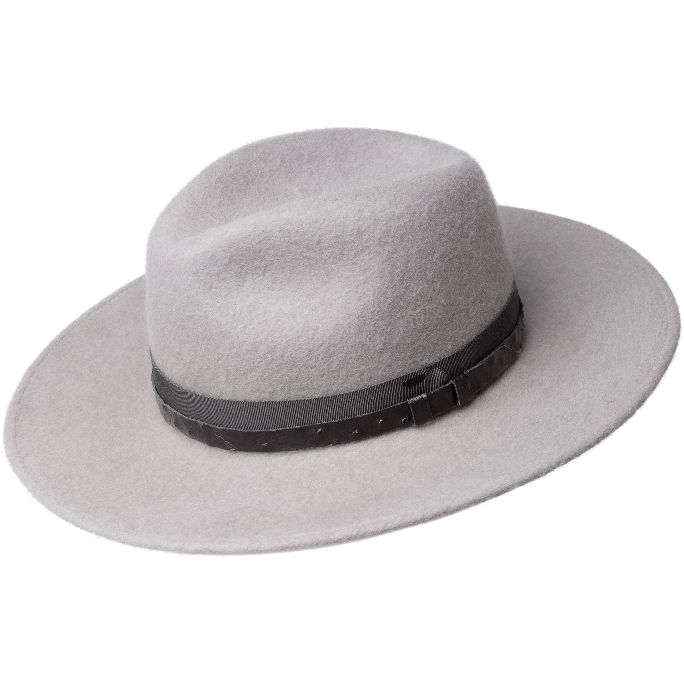 Bailey\'s Grey Wool Fedora Wynn Wool LiteFelt Fedora Hat – Village Hat Shop main image 2