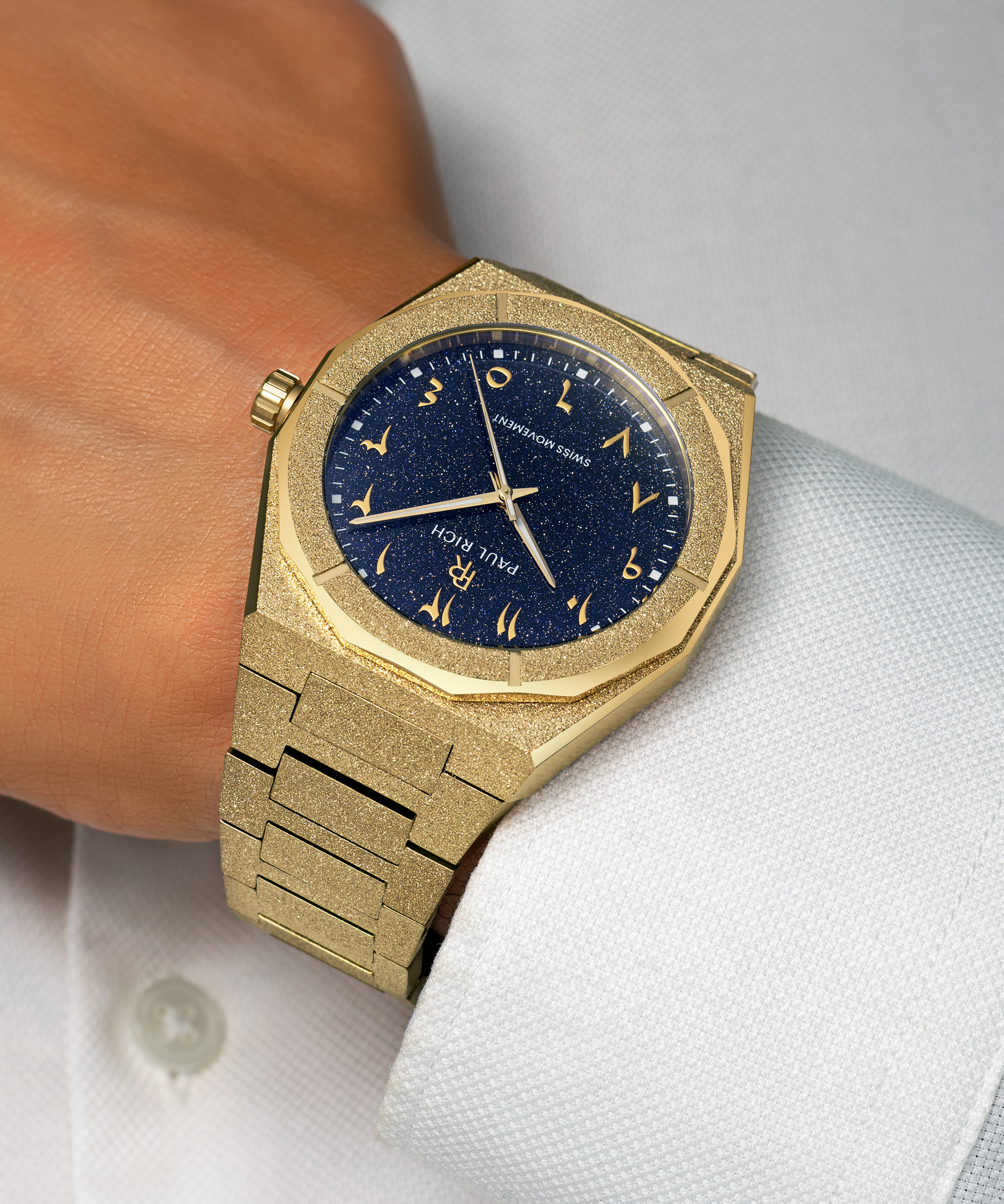 Paul Rich Frosted Star Dust II Watch - Desert Gold – Fedoras.com