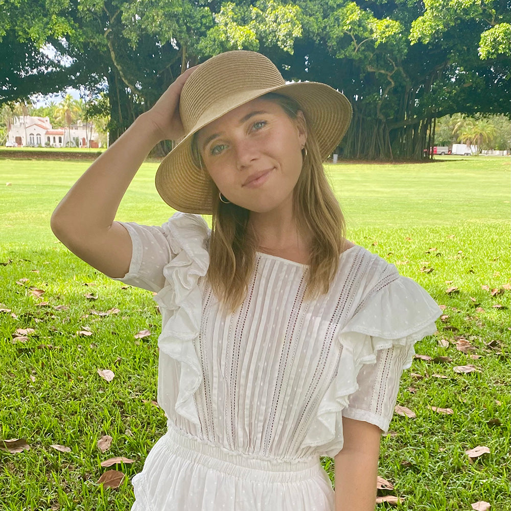 Physician Endorsed Marina Toyo Straw Rollable Sun Hat 