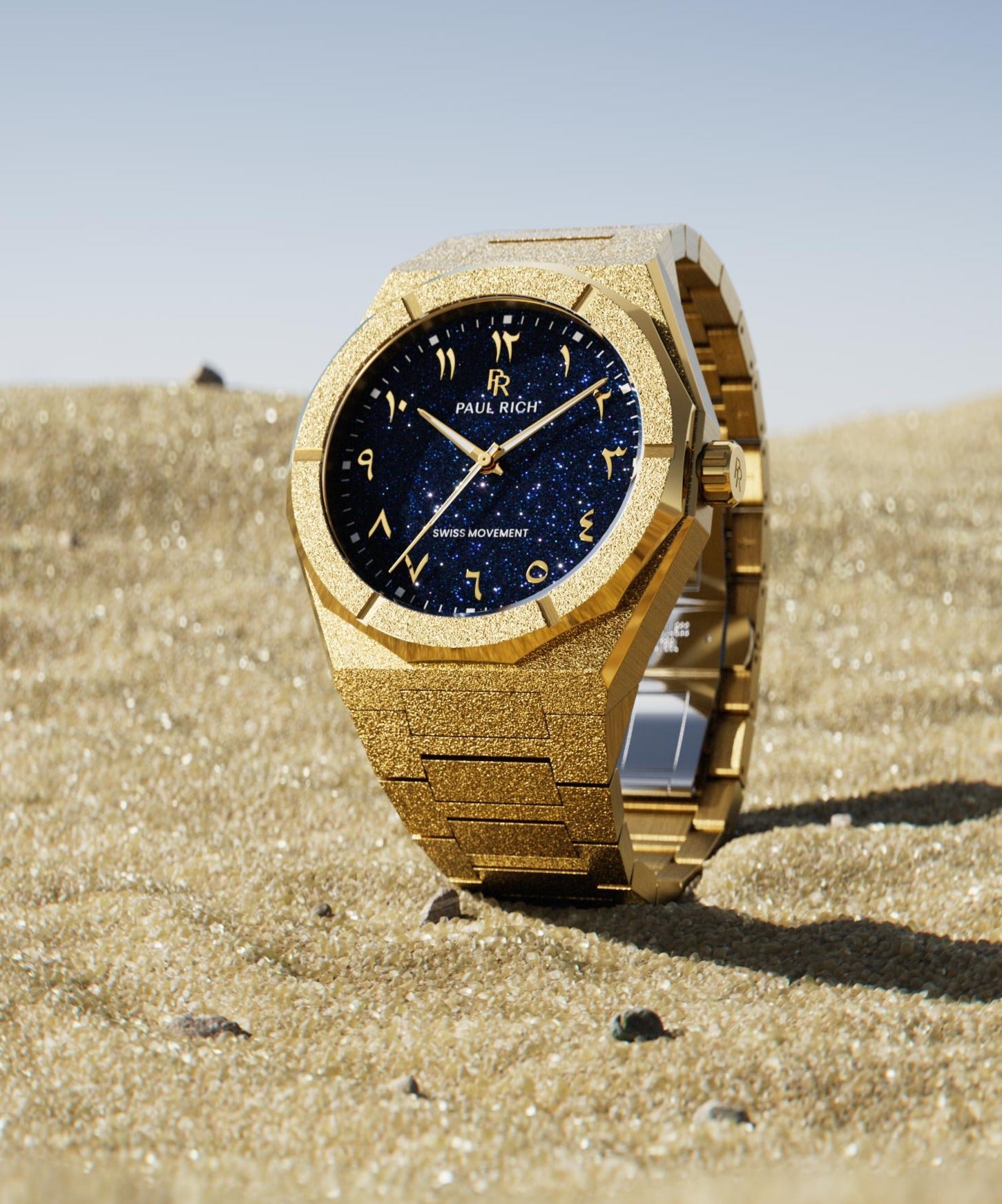 Paul Rich Frosted Star Dust II Watch - Desert Gold – Fedoras.com