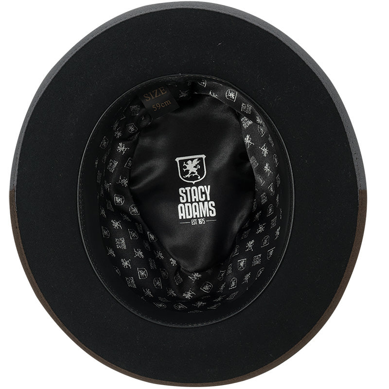 Stacy Adams Alpha Wool Felt Fedora – Fedoras.com