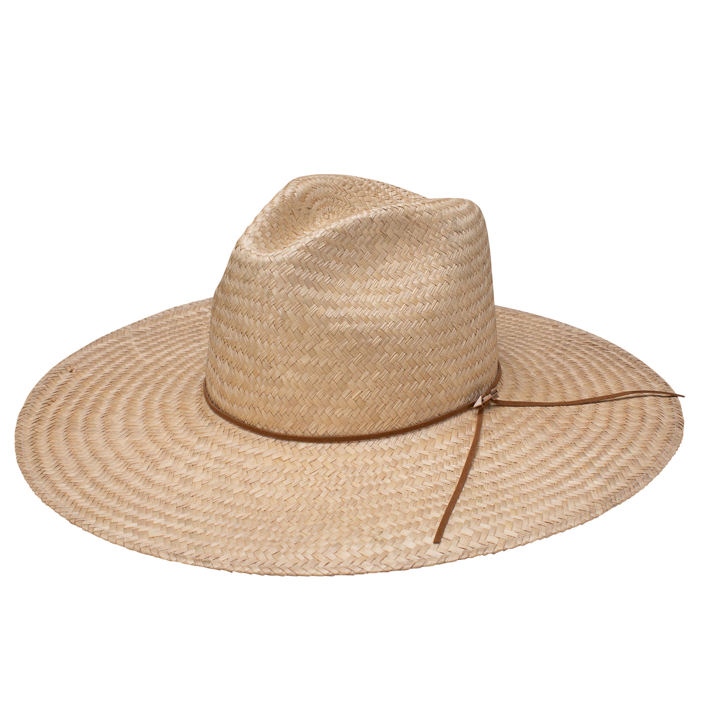 Stetson The Gatherer Wide Brim Palm Straw Hat L/XL