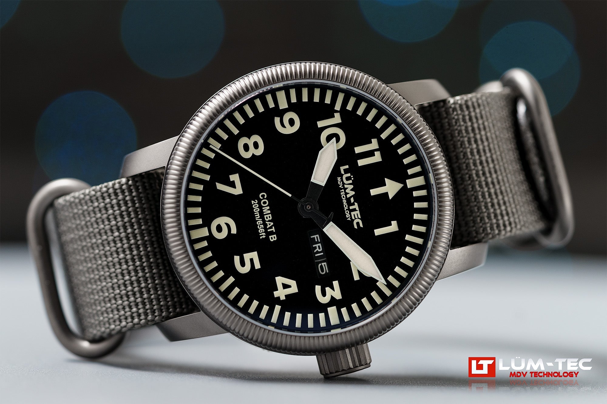 Lum-Tec B66 Day Date Watch – Fedoras.com