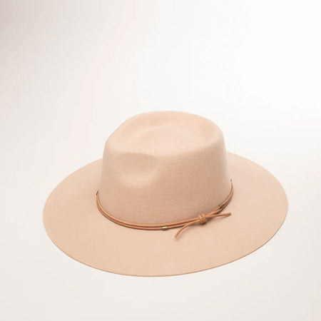 NEW PER LEI NEW YORK women\'s austin wool hat in buff Per Lei New York Austin Western Hat - Buff – Fedoras.com main image 4
