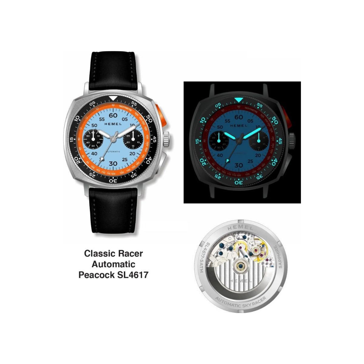 Hemel Sky Racer Automatic Watch – Fedoras.com