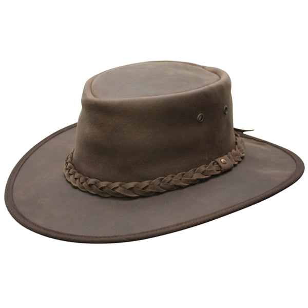 Conner Leather Outback Hat – - Main Image