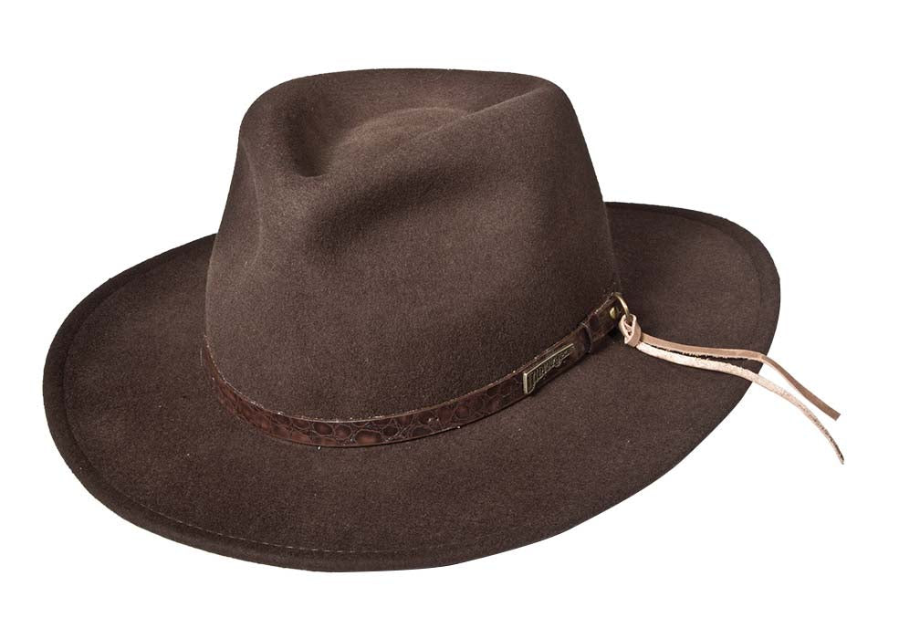 Indiana Jones Alligator Band Fedora – Fedoras.com