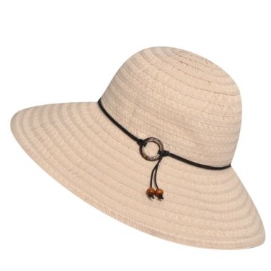 Betmar, Coconut Ring Safari Braid Hat in Black, UPF 50+, Excellent Condition Coconut_Ring_Safari_White_600x  main image 4