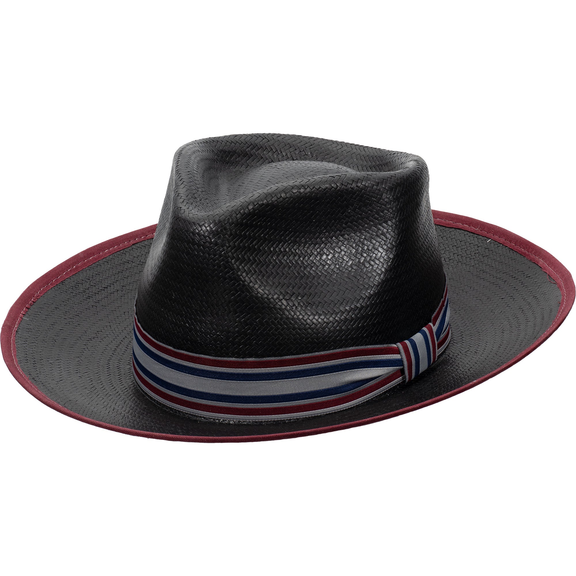 Biltmore Metro Toyo Straw Fedora with Accent Underbrim – Fedoras.com