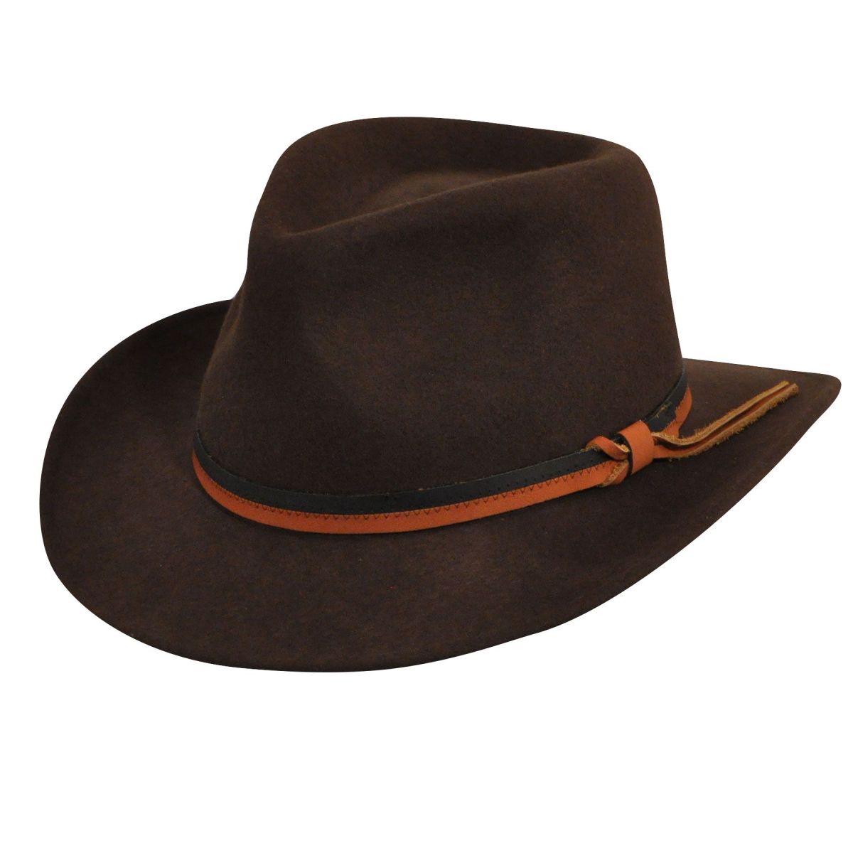 Country Gentleman Felt Outback Fedora Hat – Fedoras.com