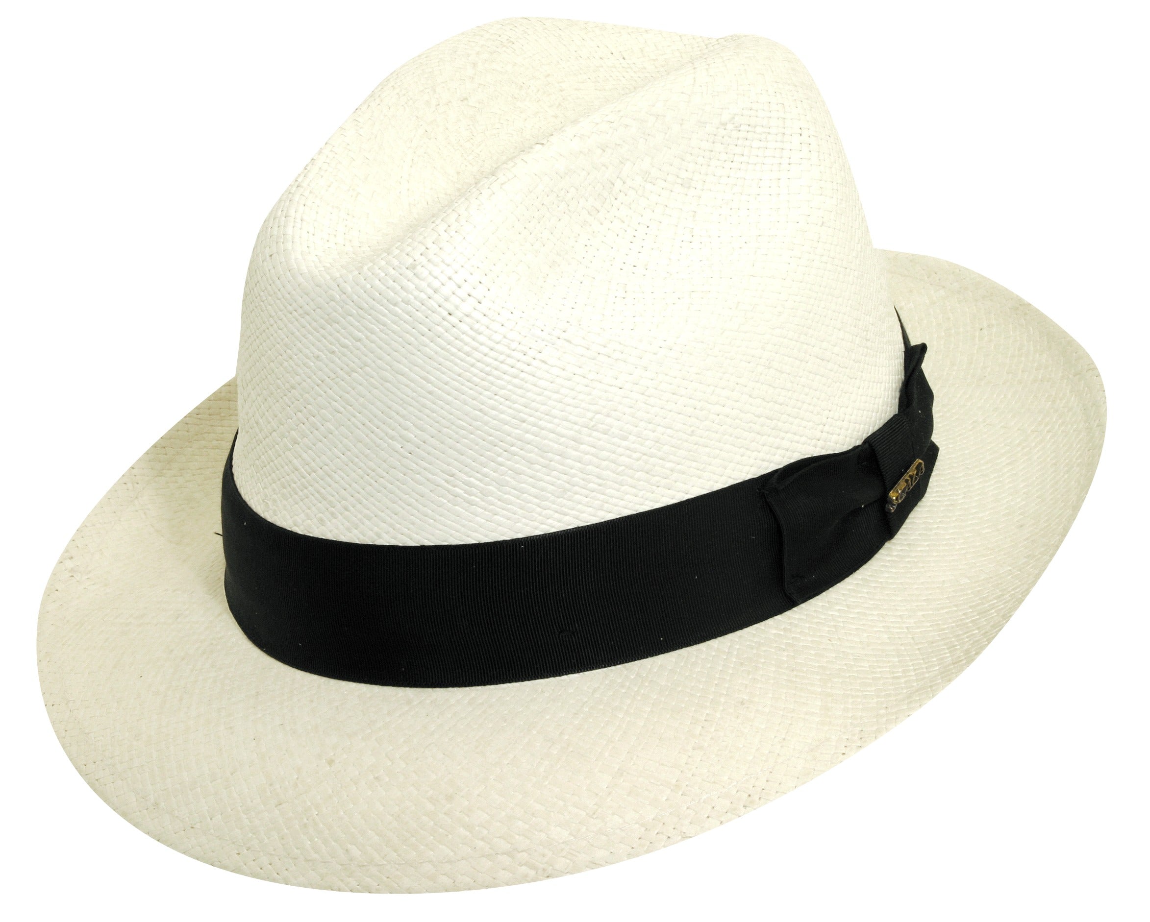 Scala Napa Grade 3 Panama Snap Brim Fedora Fedoras