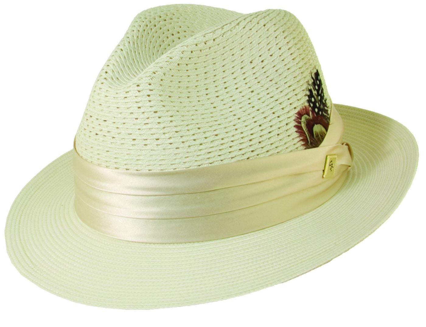 Stacy Adams Sewn Braid Fedora Hat Fedoras