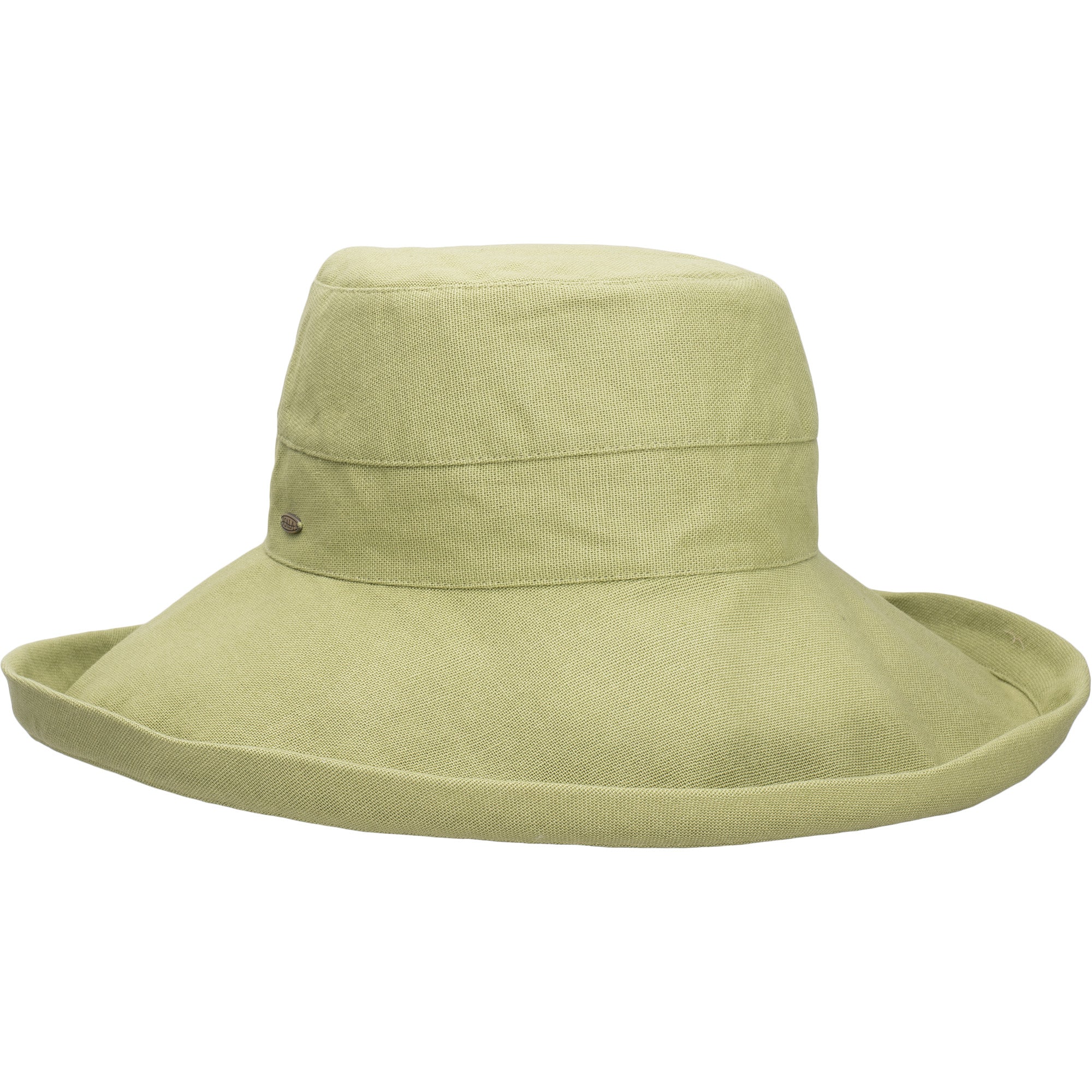 Scala Cotton Big Brim Sun Hat - Charcoal