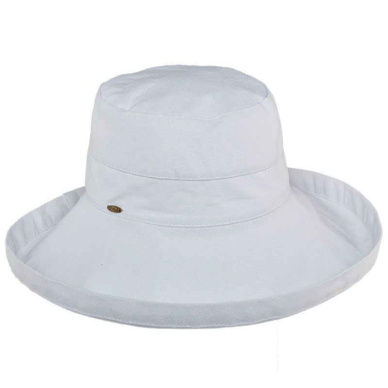NWOT Scala Hand made White  Sun Hat NWOT Scala Handmade Sherpa Canvas Bucket Hat OS | eBay main image 4