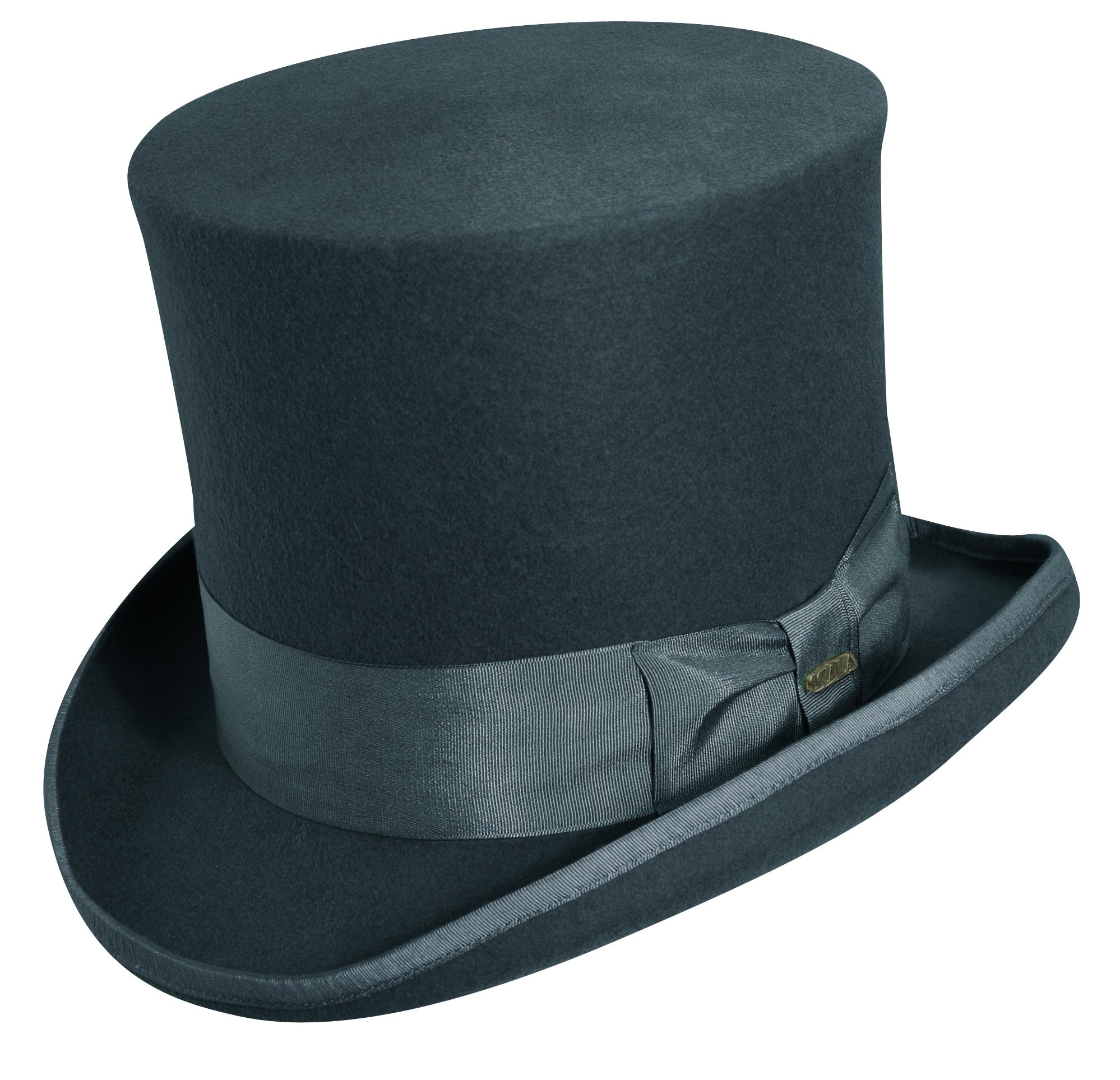 Scala Grey Wool Felt Wide Brim Floppy Hat Adjustable Size Handmade Since 1921 Scala Classico Men main image 2