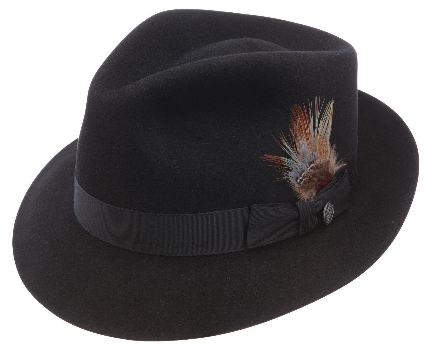 Stetson Benchley 100 Beaver Felt Fedora Hat Fedoras