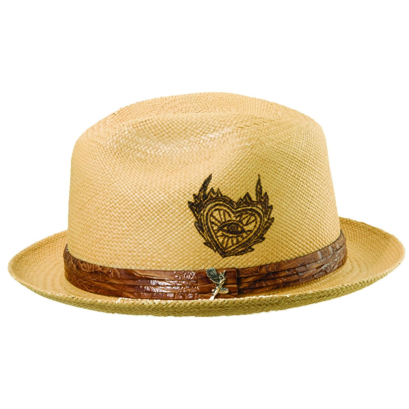 Carlos Santana Sacred Fire Straw Fedora Fedoras