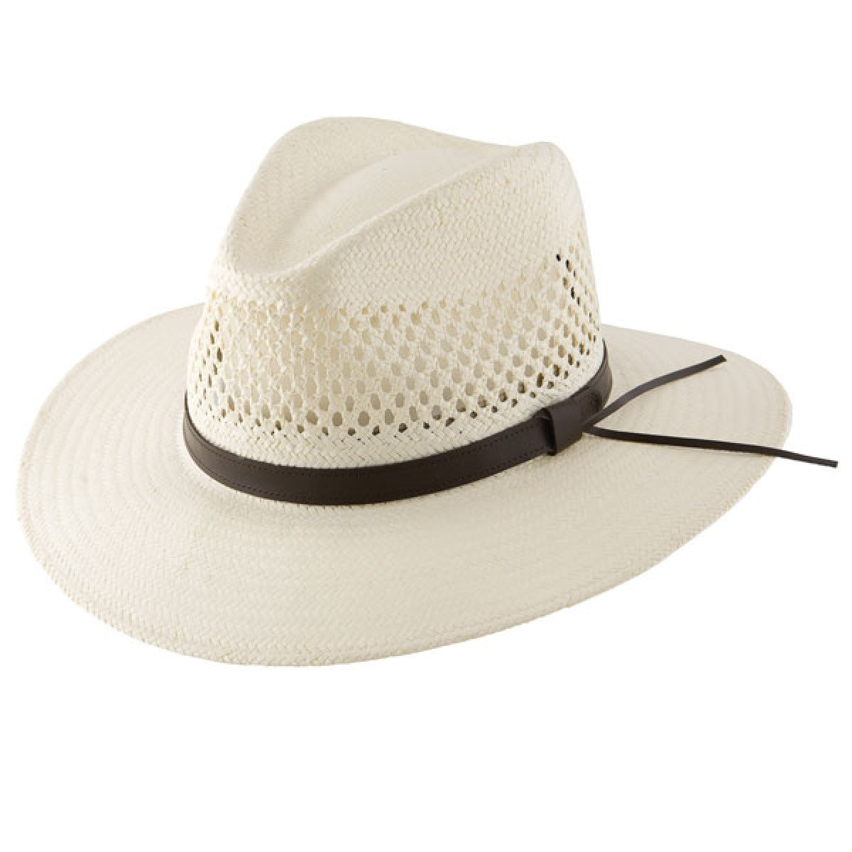Stetson Digger Shantung Straw Hat Fedoras