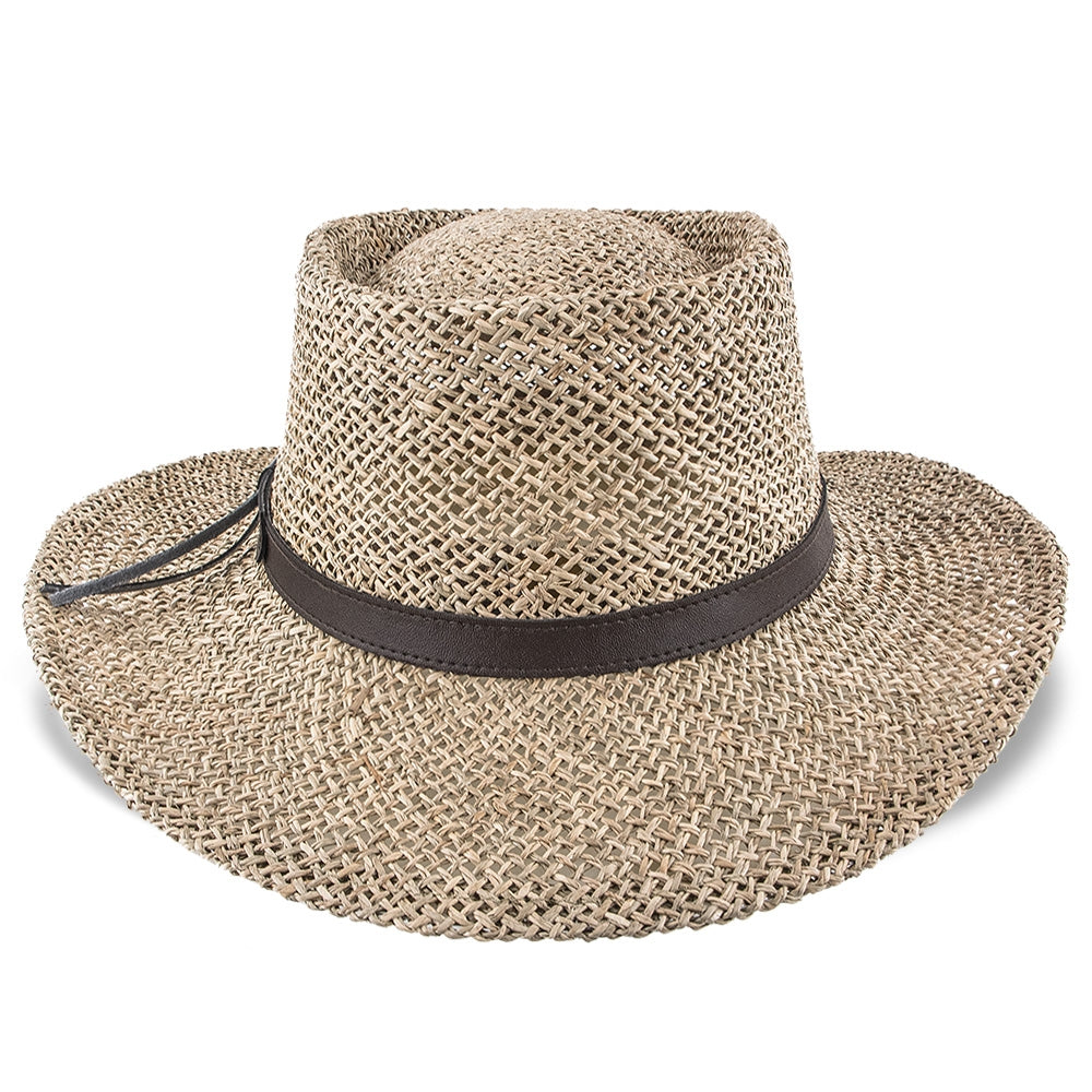Stetson Gambler Seagrass Straw Outdoorsman Golf Hat