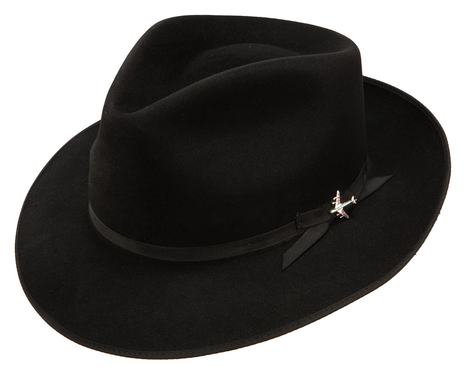 Stetson Fashion Collection 1940s Stratoliner Fur Felt Fedora Hat Fedoras