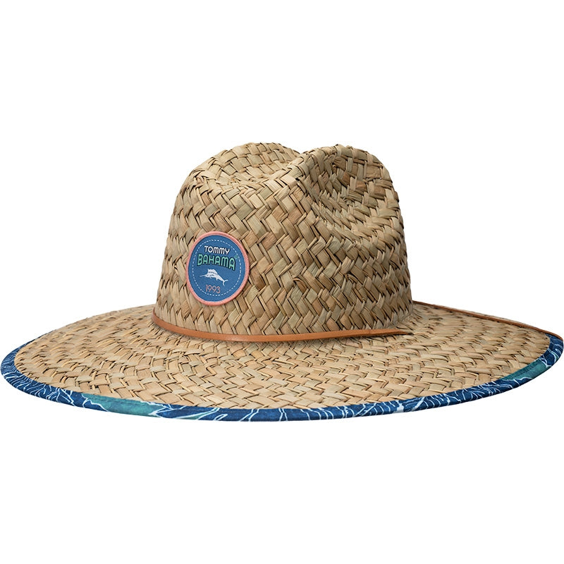 Tommy Bahama Mauritius Rush Straw Lifeguard Hat –